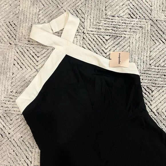 Superdown Black and White Mini Dress - Picture 7 of 7